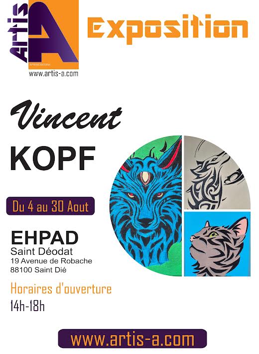 Vincent Kopf à l'honneur dans une exposition à Saint-Dié-des-Vosges 2• 100% Vosges 100% Vosges