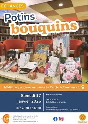 À Remiremont, “Potins bouquins” invite à partager ses coups de cœur littéraires 2• 100% Vosges 100% Vosges