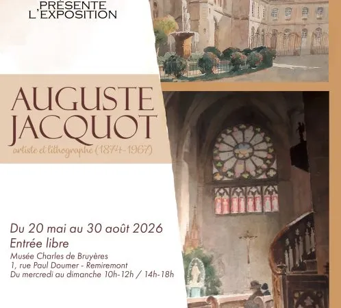 Le musée Charles de Bruyères met à l’honneur l’artiste vosgien Auguste Jacquot 2• 100% Vosges 100% Vosges
