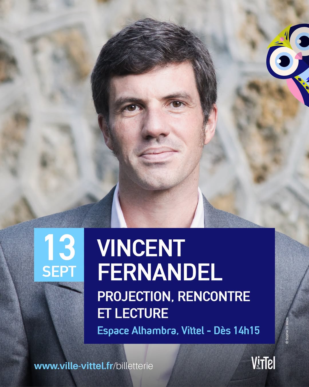 Vincent Fernandel attendu à Vittel pour un après-midi consacré au cinéma et à la littérature 3• 100% Vosges 100% Vosges