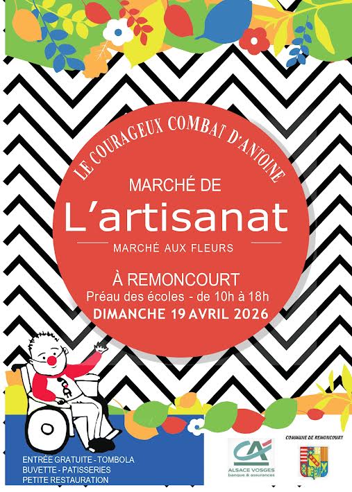 Remoncourt : le marché de l’artisanat et aux fleurs de retour le 19 avril 2• 100% Vosges 100% Vosges