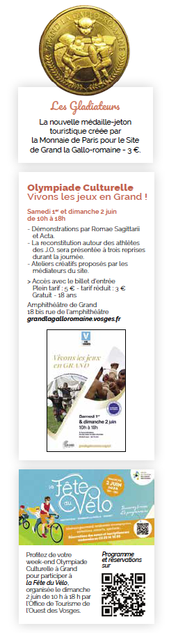 Olympiade culturelle de Grand, l'évènement à ne pas manquer ! 5• 100% Vosges 100% Vosges