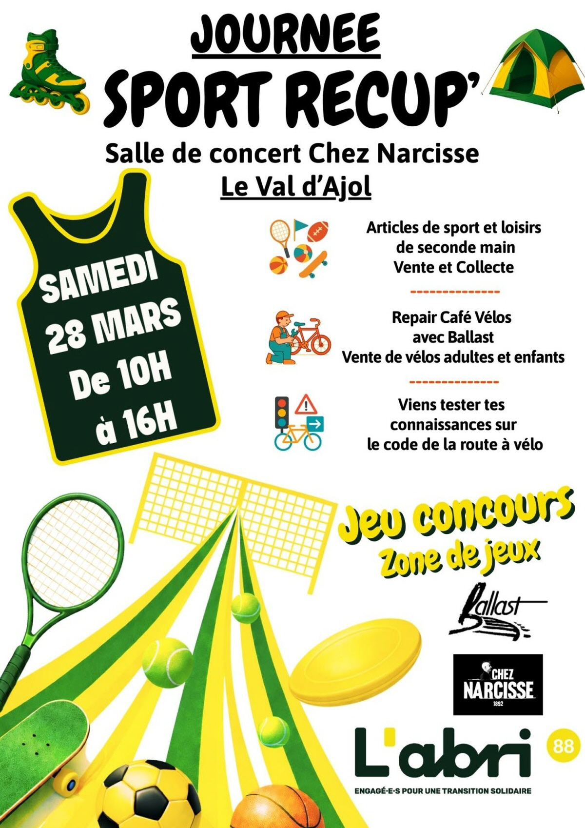 Chez Narcisse accueille la seconde édition de Sport Récup’ au Val d’Ajol 2• 100% Vosges 100% Vosges