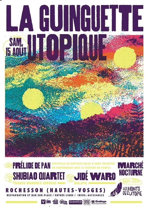 La Guinguette Utopique fait son retour à Rochesson le 15 août 2• 100% Vosges 100% Vosges