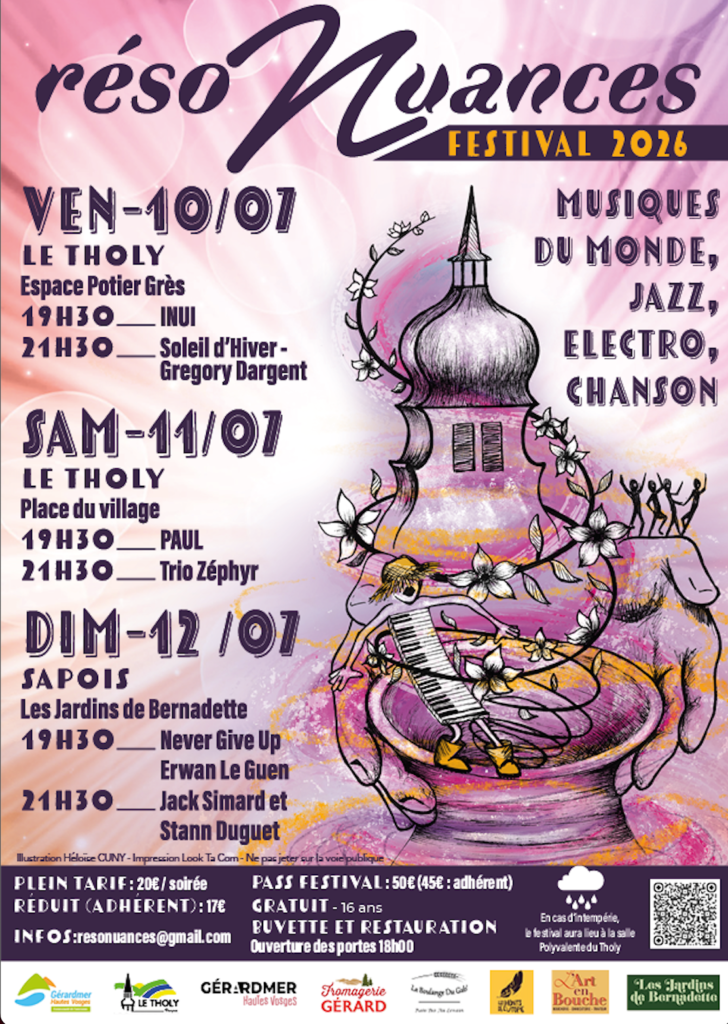 Le festival RésoNuances revient dans les Hautes-Vosges pour une cinquième édition en juillet 2• 100% Vosges 100% Vosges