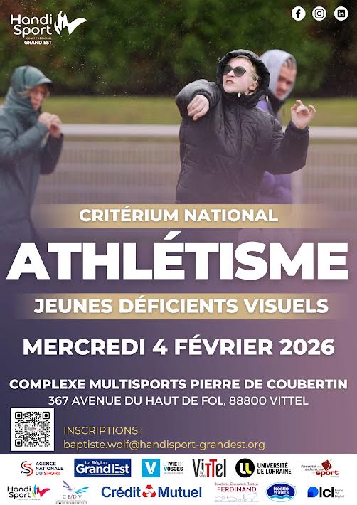 Vittel accueille le Critérium national d’athlétisme pour jeunes déficients visuels 2• 100% Vosges 100% Vosges