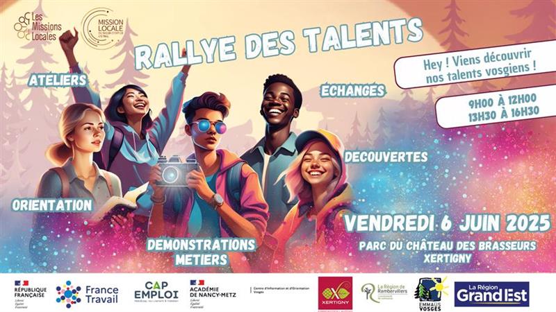 Le Rallye des Talents revient le 6 juin à Xertigny pour une 3ᵉ édition haute en couleur 2• 100% Vosges 100% Vosges