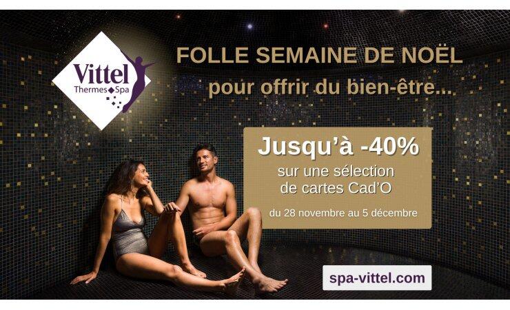 Carte cadeau VITTEL SPA : Offrez du bien-être ! 2• 100% Vosges 100% Vosges
