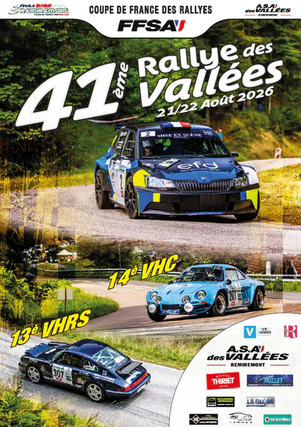 Le Rallye des Vallées revient à Remiremont pour une 41e édition 2• 100% Vosges 100% Vosges