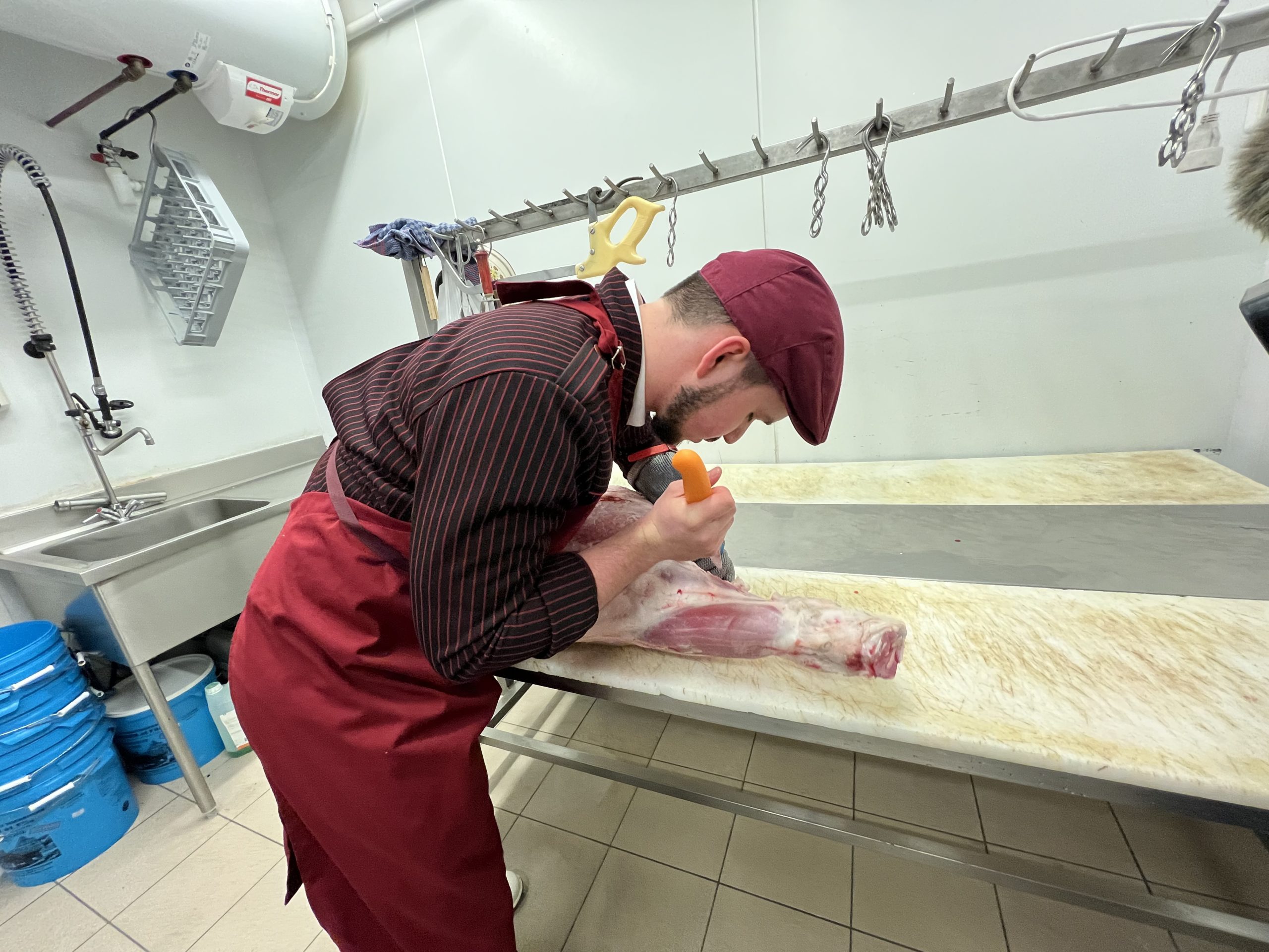 Hugo Blaudez, MAF Grand-Est en boucherie.