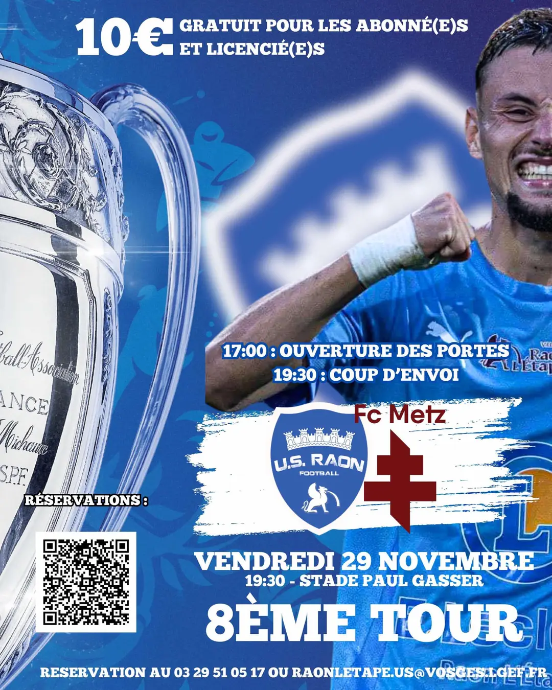 Football - Coupe de France : L'US Raon l'Étape en quête d'exploit face au FC Metz ! 3• 100% Vosges 100% Vosges