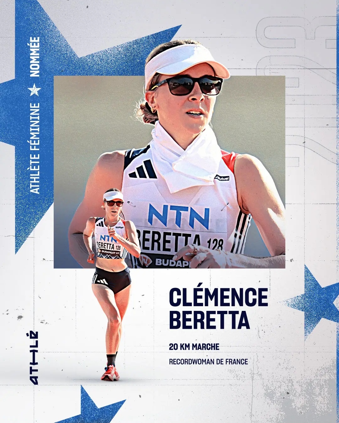 La Vosgienne Clémence Beretta postule pour le titre "d'athlète féminine de l'année" 2• 100% Vosges 100% Vosges