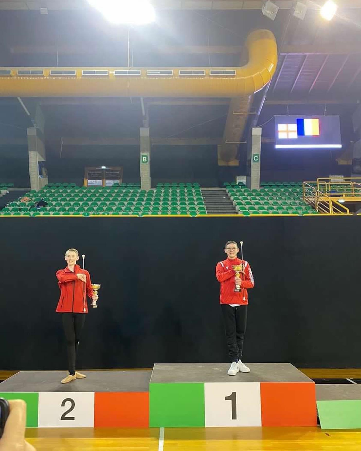 Le Romarimontain Alan Moussaoui fait le plein de médailles aux Championnats d'Europe de twirling de bâton 3• 100% Vosges 100% Vosges