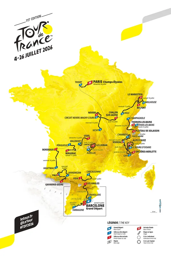 Tour de France 2026 : le peloton flirtera avec les Vosges sans y faire halte 3• 100% Vosges 100% Vosges