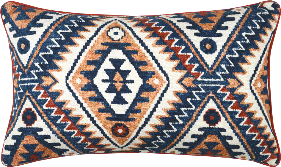 Déco : Des terrasses aux couleurs de l'été avec Fly Épinal 9• 100% Vosges Coussin Louisiane, de chez Fly.