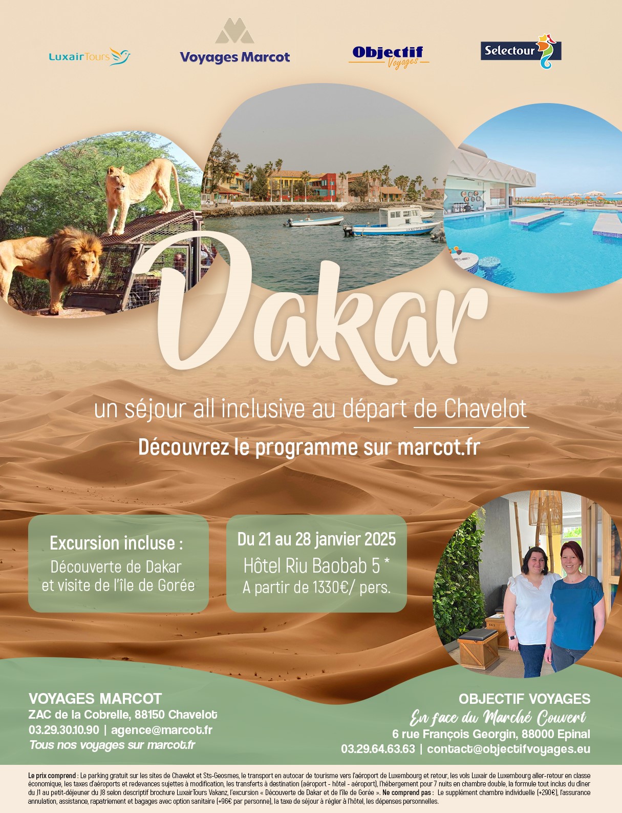 Évadez-vous à DAKAR au Sénégal avec Voyages Marcot 5• 100% Vosges 100% Vosges