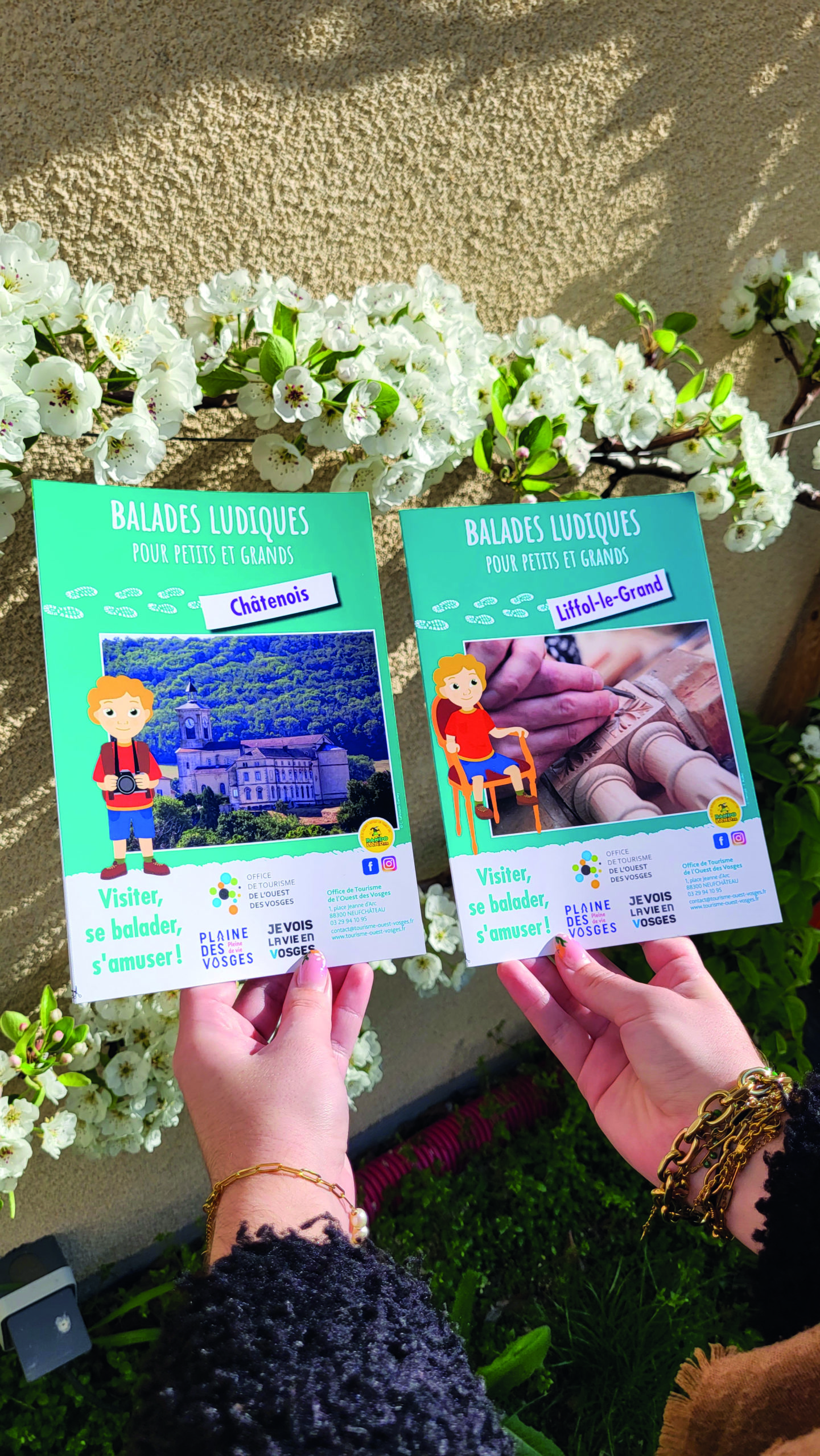 Au fil de l'été : la nouvelle saison estivale s'offre à vous dans l'Ouest Vosgien 4• 100% Vosges Flyer des balades ludiques à Châtenois et Liffol-le-Grand.