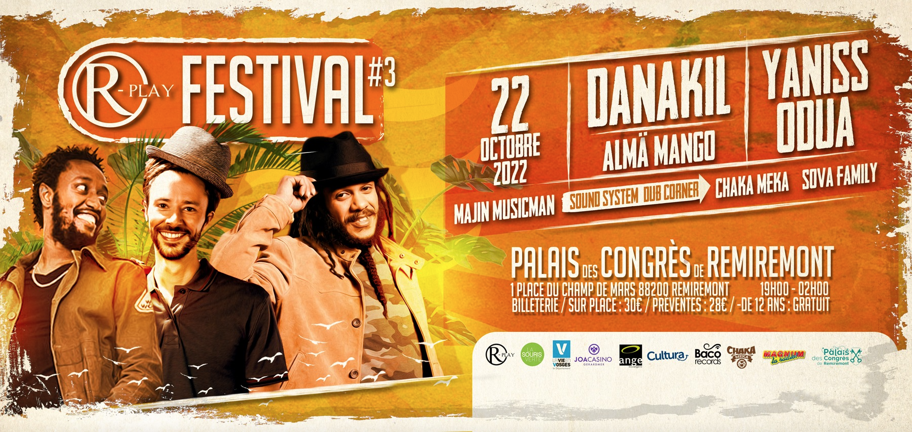 R-Play Festival : raggae, hip hop et sound système Dub Corner, ce week-end à Remiremont 2• 100% Vosges 100% Vosges
