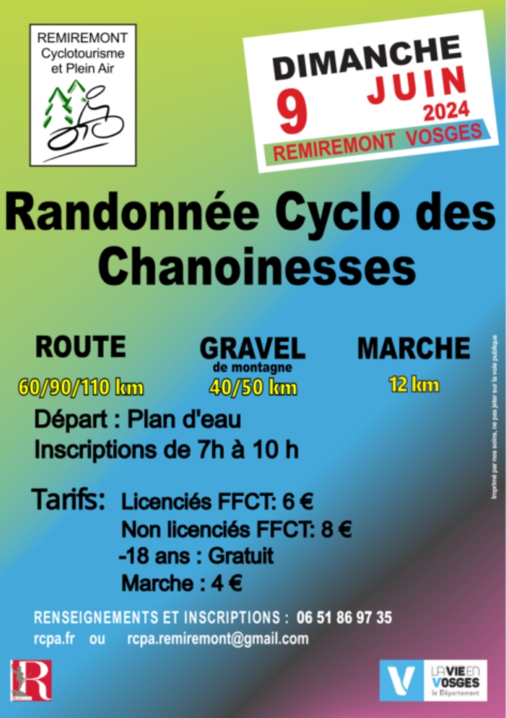 La Rando Cyclo des Chanoinesses revient ce dimanche 9 juin à Remiremont 2• 100% Vosges 100% Vosges