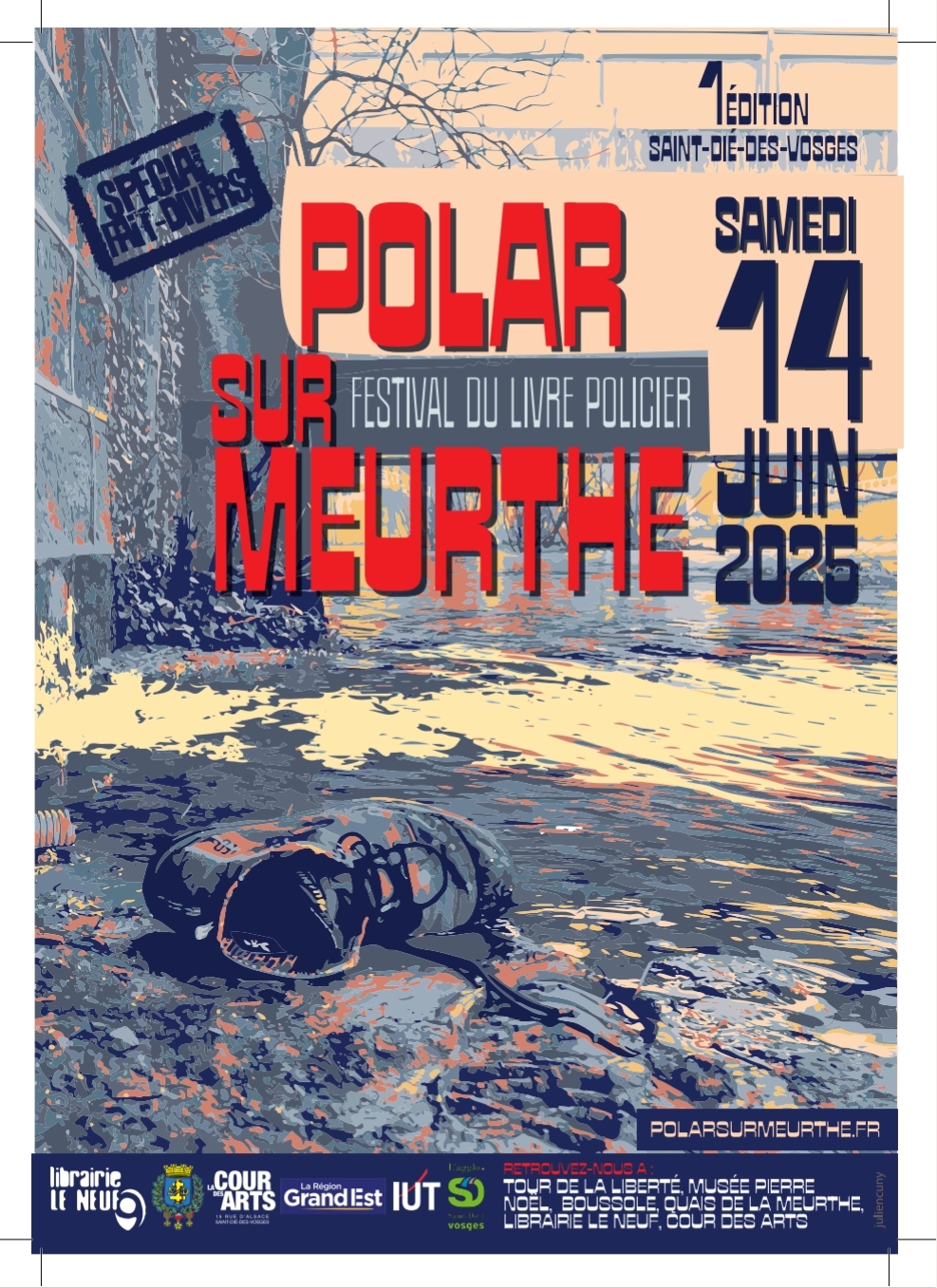 Polar sur Meurthe : un nouveau festival littéraire arrive à Saint-Dié le 14 juin 7• 100% Vosges 100% Vosges