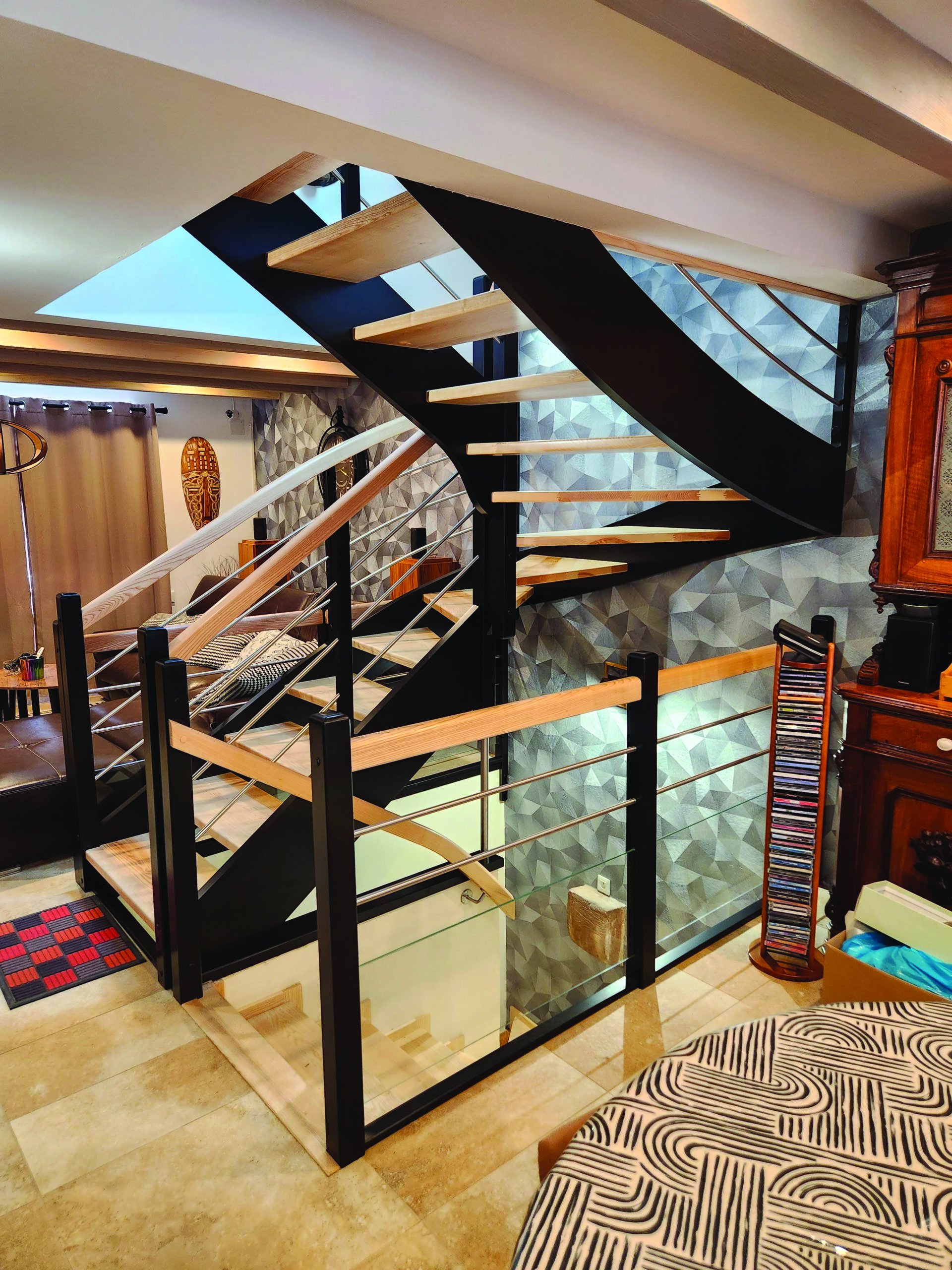 Des escaliers sur-mesure avec la Menuiserie Lecomte au Tholy 2• 100% Vosges 100% Vosges