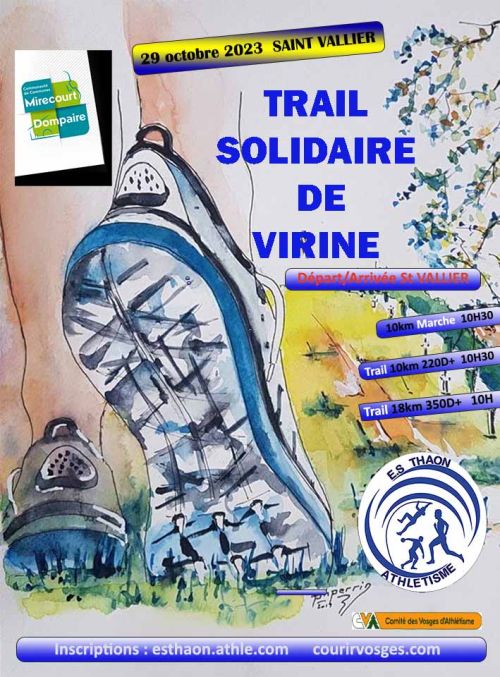De nouveaux parcours pour le 4e trail solidaire de Virine 2• 100% Vosges 100% Vosges