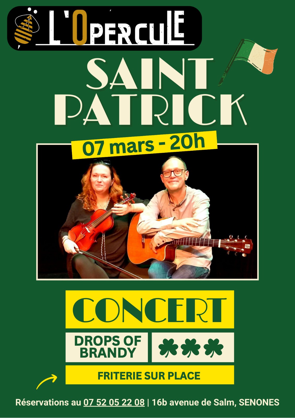 La brasserie L’Opercule célèbre la Saint-Patrick à Senones 2• 100% Vosges 100% Vosges